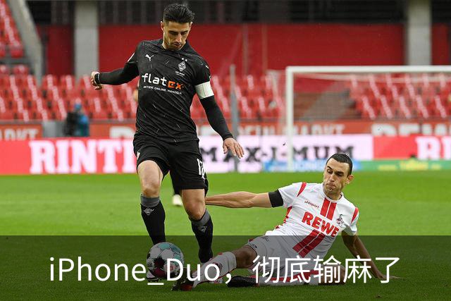 iPhone Duo，彻底输麻了